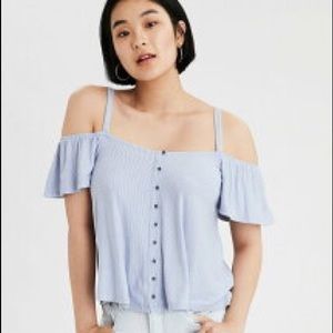 American Eagle off the shoulder top